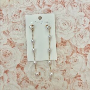 Elegant Pearl Drop Earrings